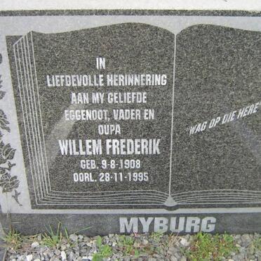 MYBURG Willem Frederik 1908-1995