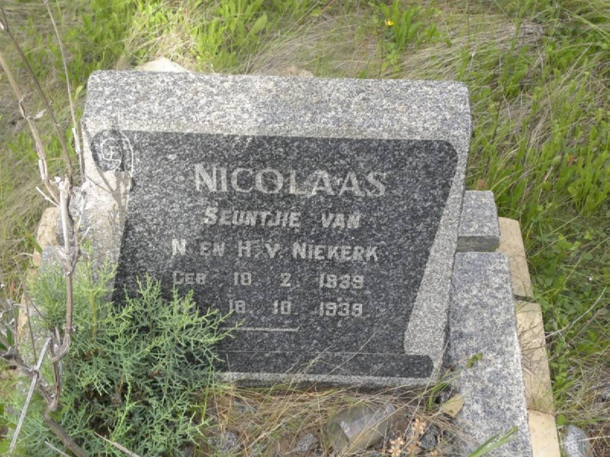 NIEKERK Nicolaas, van 1939-1939