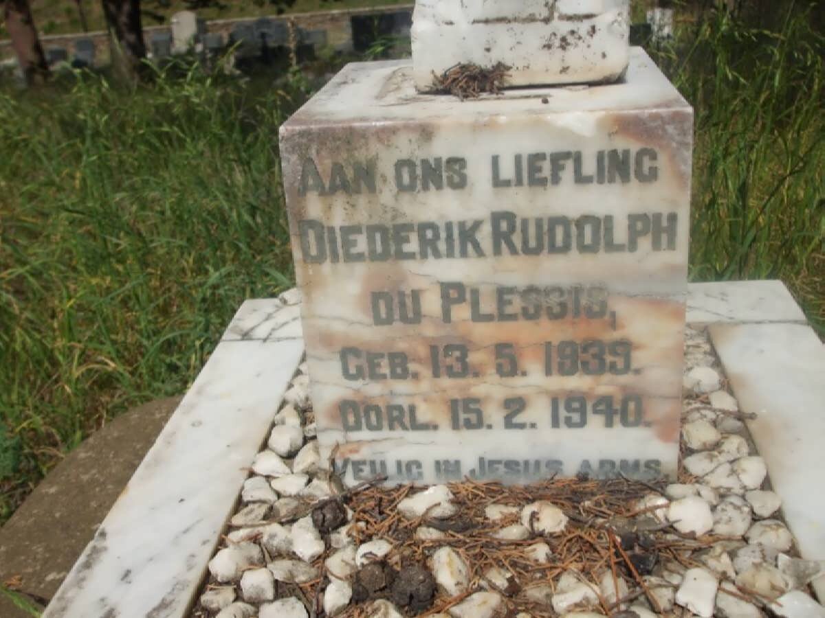 PLESSIS Diederik Rudolph, du 1939-1940