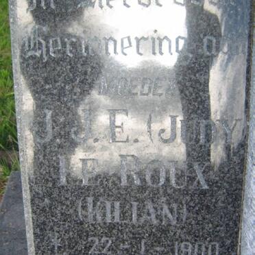 ROUX J.J.E., le nee KILIAN 1900-1986