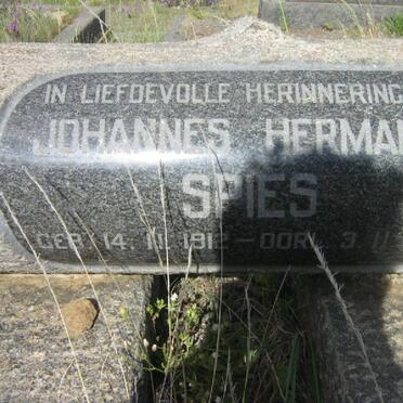 SPIES Johannes Hermanus 1912-1958