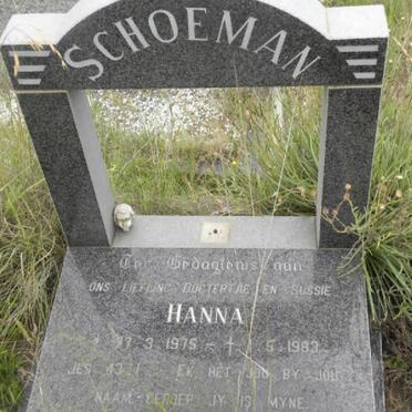 SCHOEMAN Hanna 1975-1983