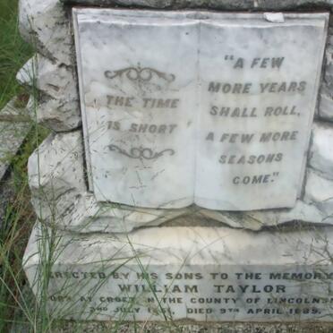 TAYLOR William 1851-1889