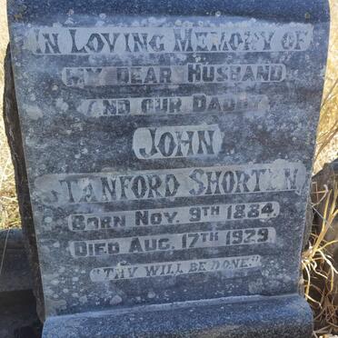 SHORTEN John Stanford 1884-1929