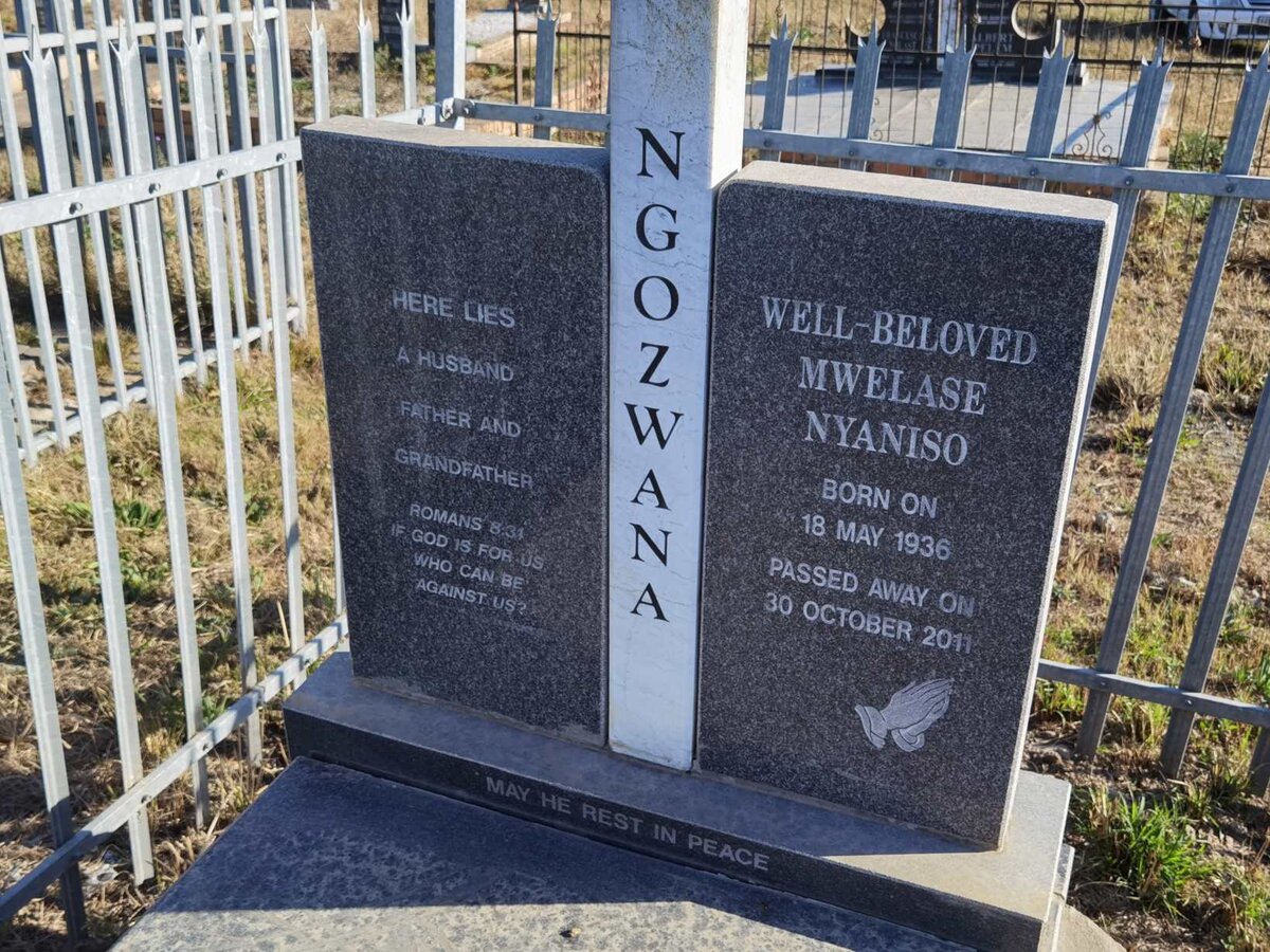 NGOZWANA Well-Beloved Mwelase Nyaniso 1936-2011