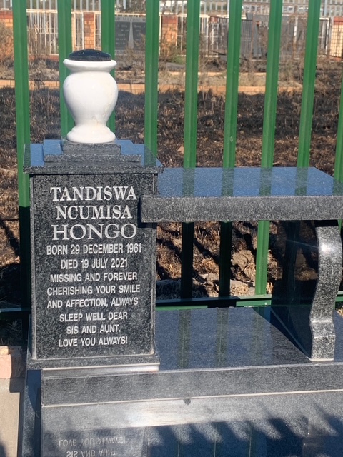 HONGO Tandiswa Ncumisa 1961-2021