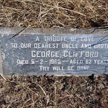 CLIFFORD George -1960