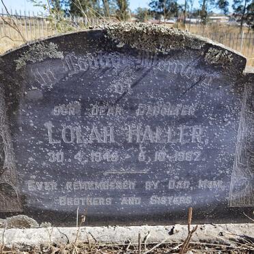 HALLER Lolah 1945-1962