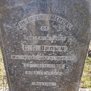 BROWN C.R. -1935