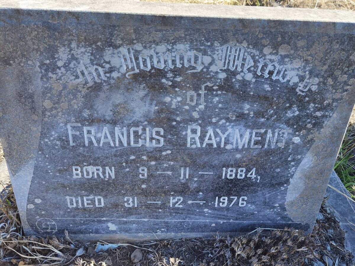 RAYMENT Francis 1884-1976