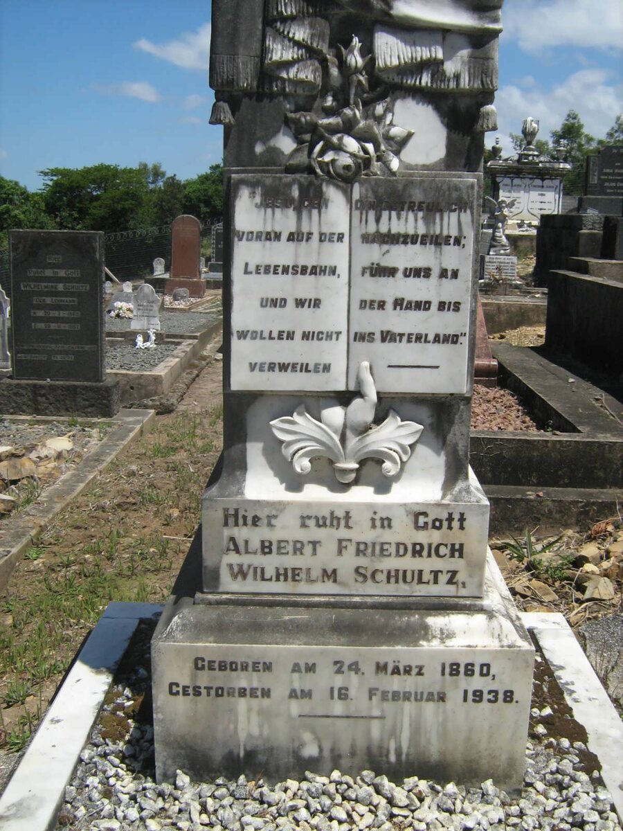 SCHULTZ Albert Friedrich Wilhelm 1860-1938
