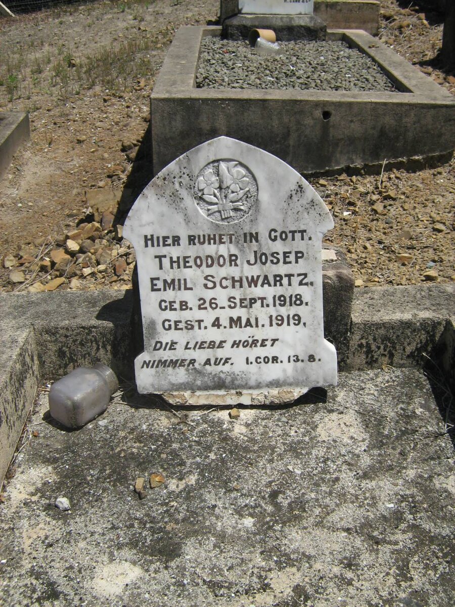 SCHWARTZ Theodor Josef Emil 1918-1919