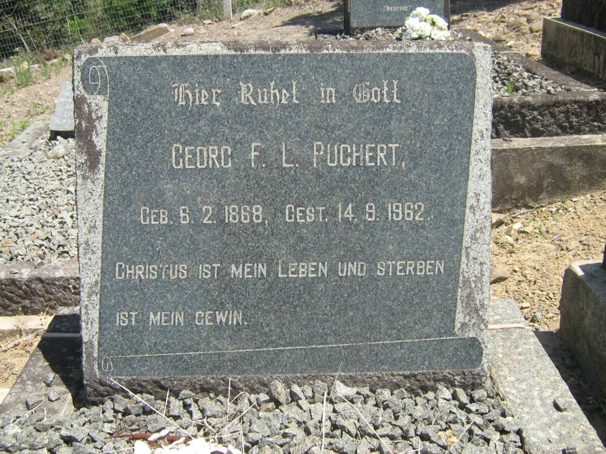 PUCHERT Georg F.L. 1868-1962