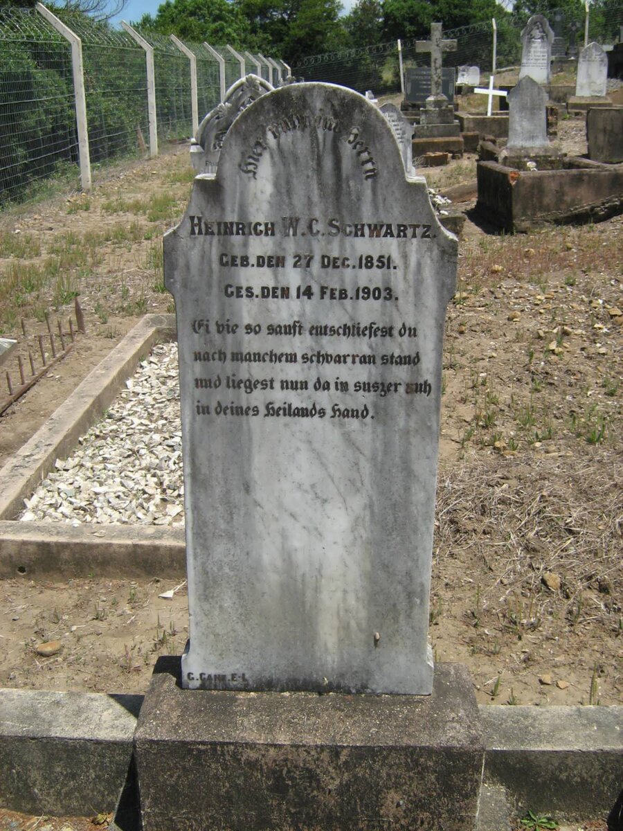 SCHWARTZ Heinrich W.C. 1851-1903