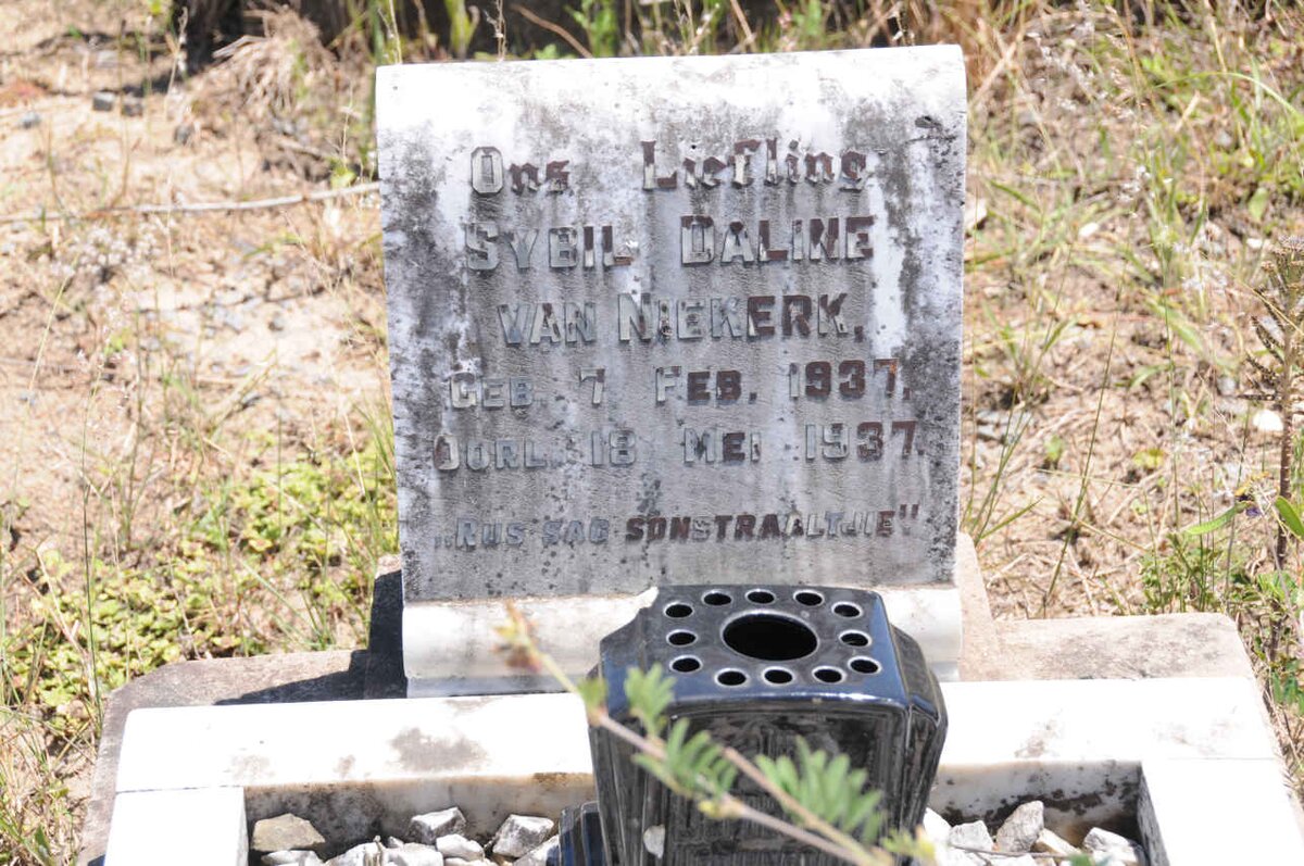 NIEKERK Sybil Daline, van 1937-1937