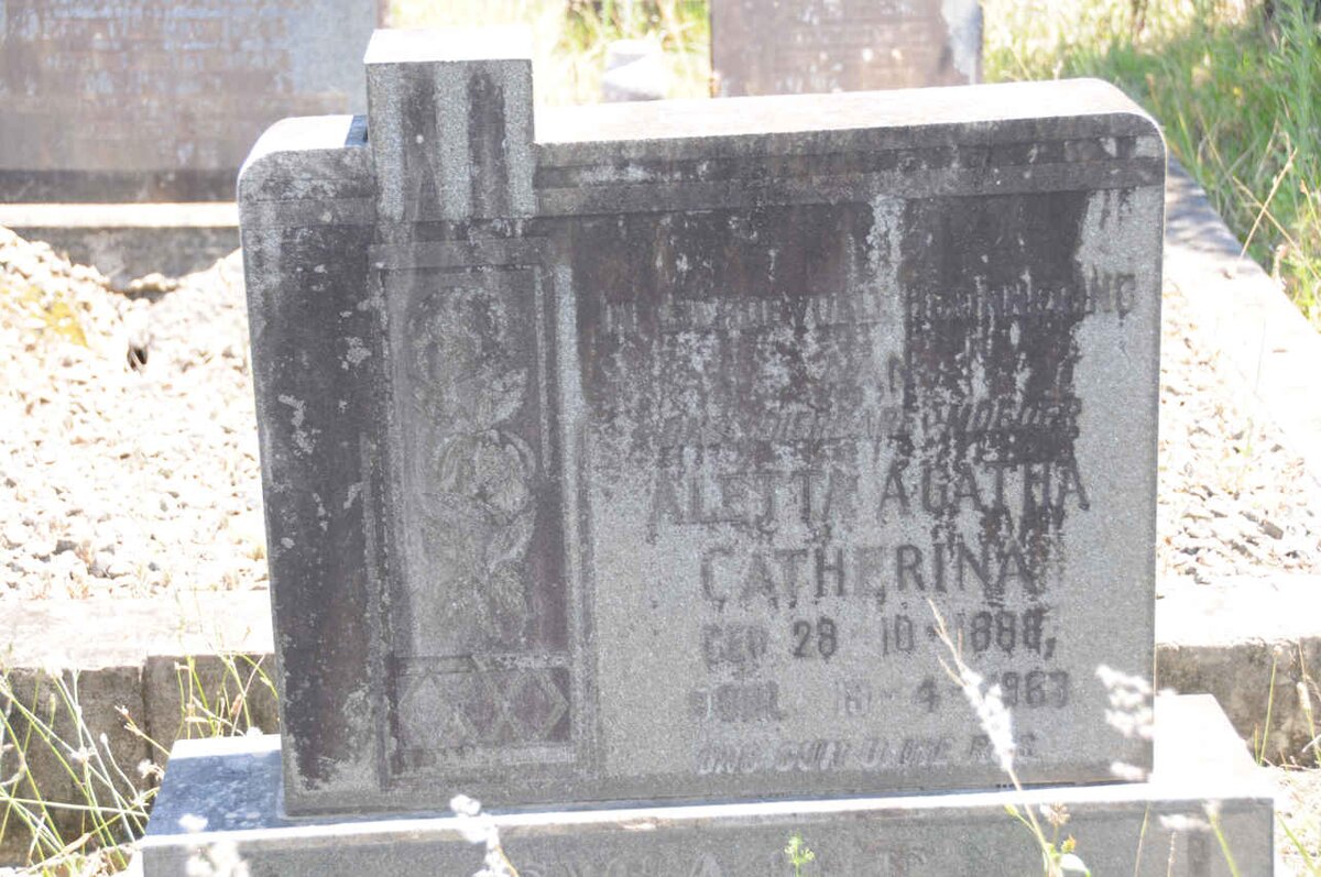 SWART Aletta Agatha Catherina 1888-1963