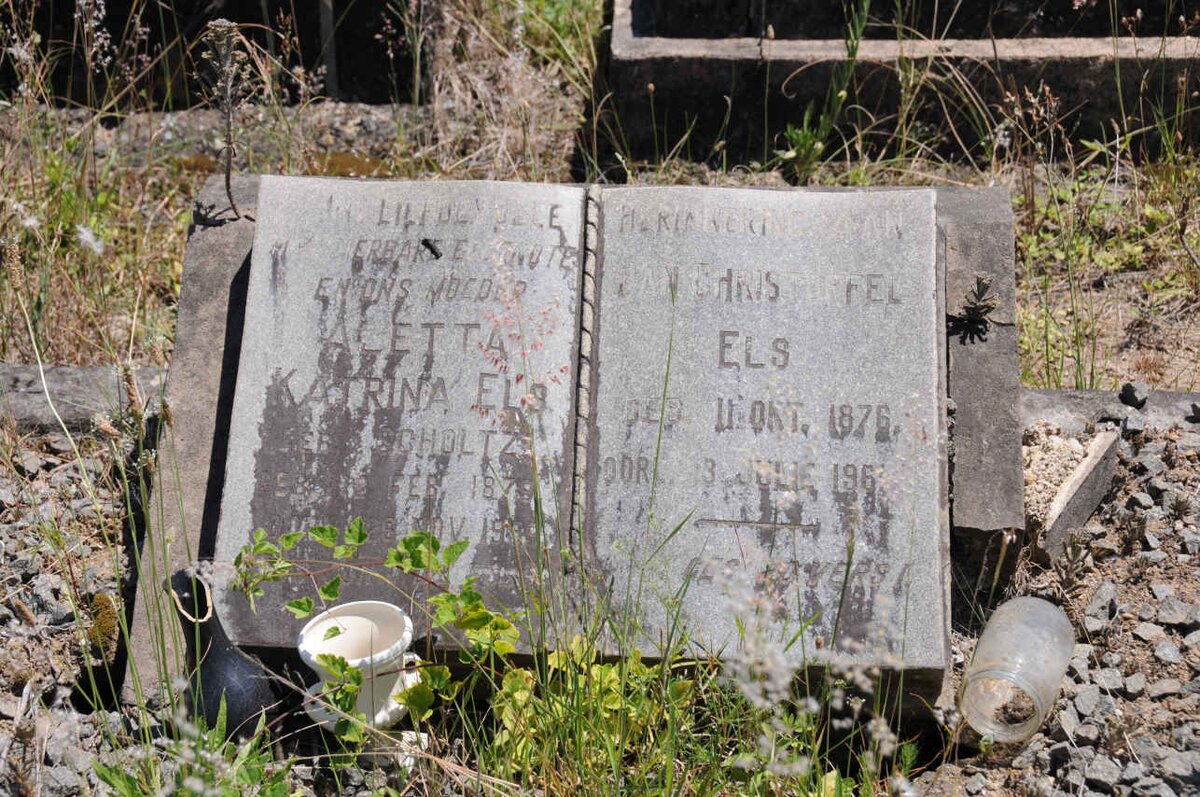 ELS Jan Christoffel 1876-1961 &amp; Aletta Katrina SCHOLTZ 1879-1959