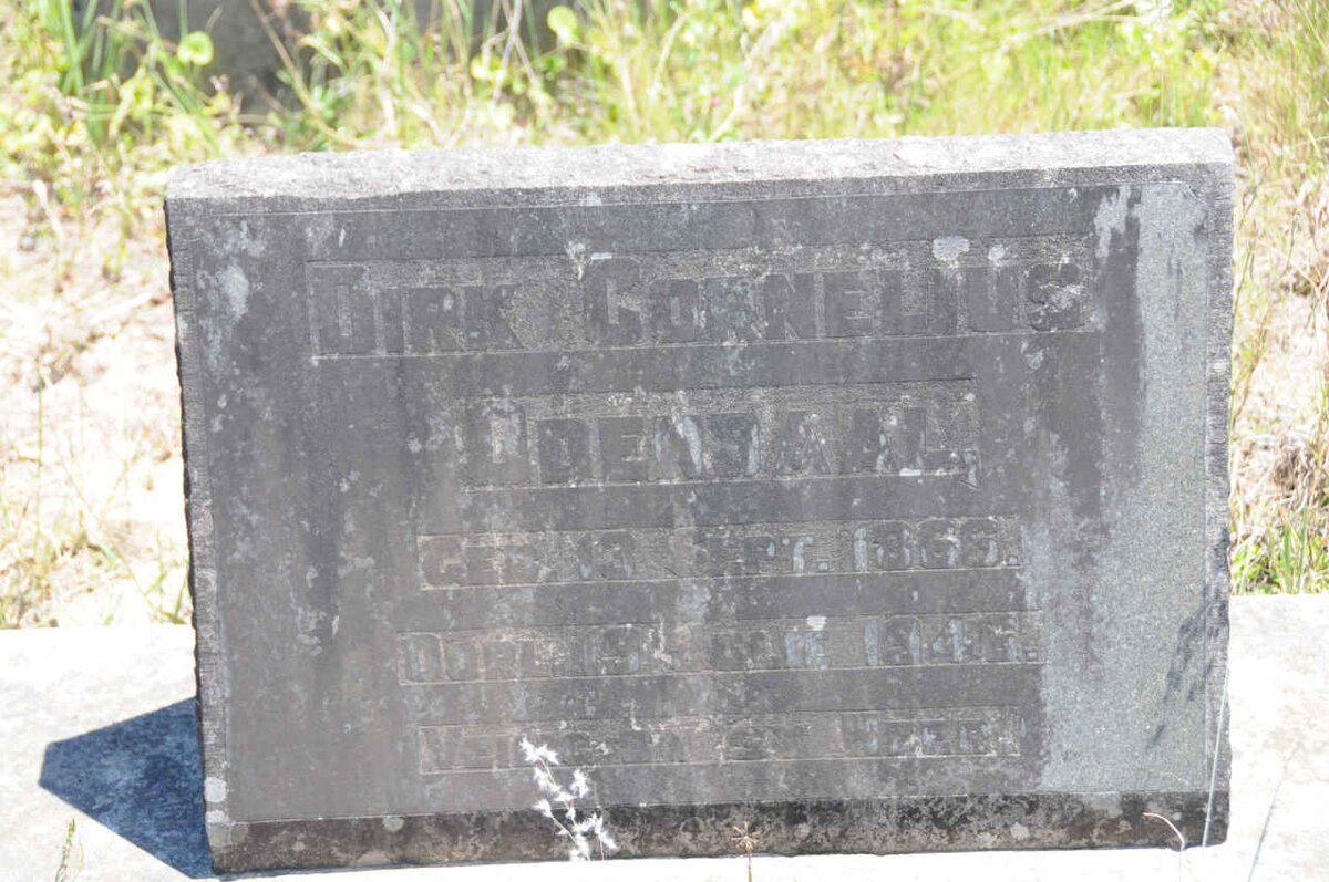 ODENDAAL Dirk Cornelius 1866-194?