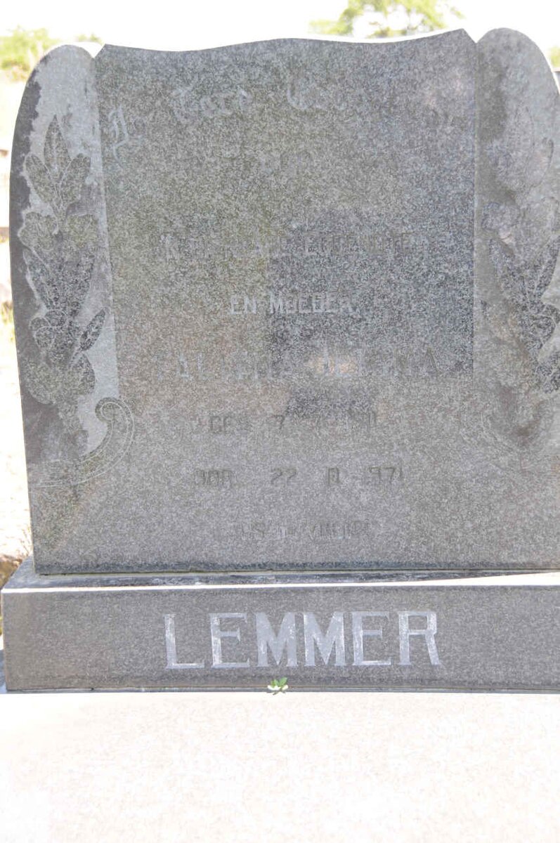 LEMMER ? Aletta ?-1971