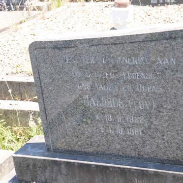 TOIT Jacobus, du 1922-1981 &amp; Jeanette Elizabeth 1922-1999