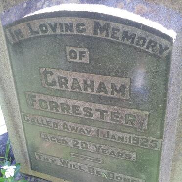 FORRESTER Graham -1925