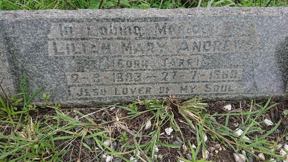 ANDREWS Lilian Mary nee TARR 1893-1960