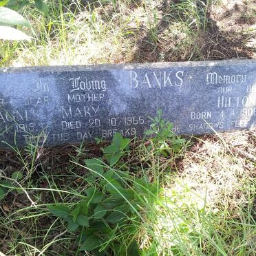 BANKS Hilton Harry 1908-19?? &amp; Agnes Mary 1915-1966