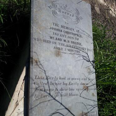 DREDGE Joshua Christopher -1862