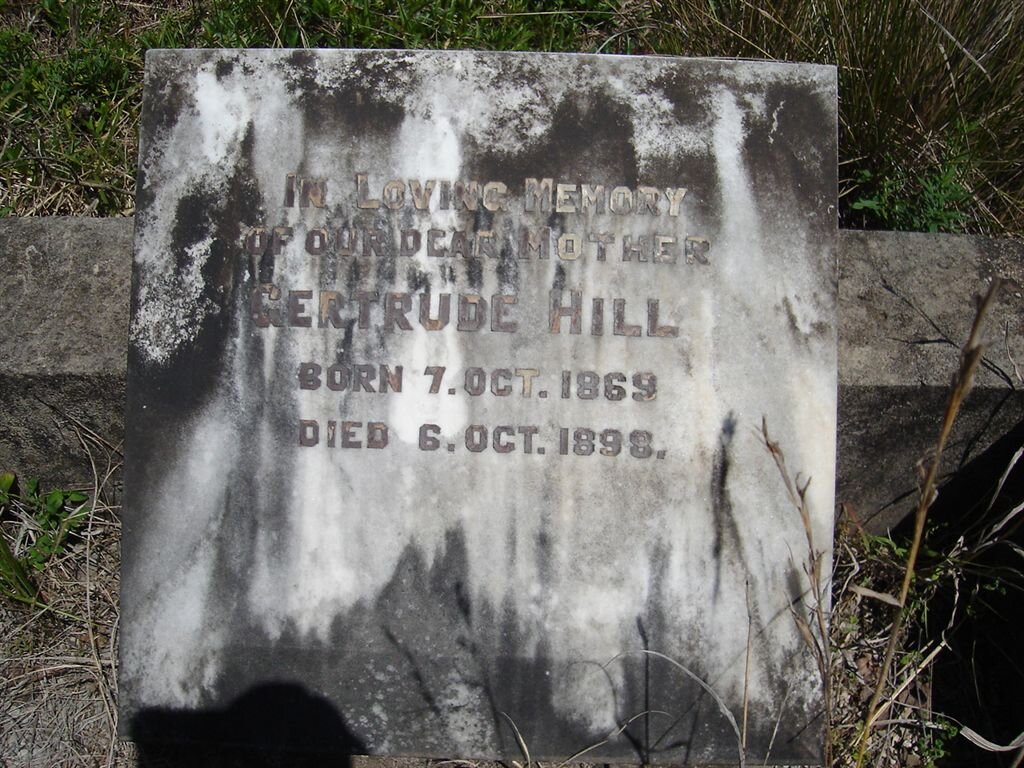 HILL Gertrude 1869-1898