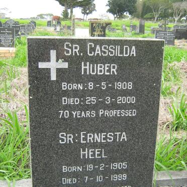 HUBER Cassilda 1908-2000 :: HEEL Ernesta 1905-1999