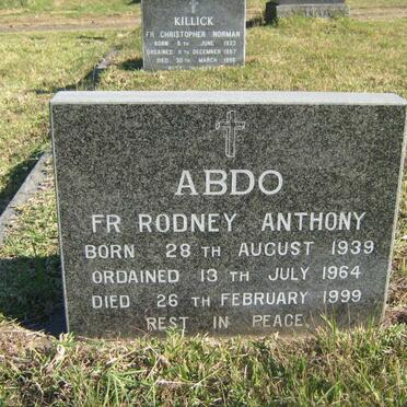 ABDO Fr. Rodney Anthony 1939-1999