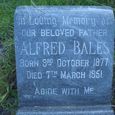 BALES Alfred 1877-1951