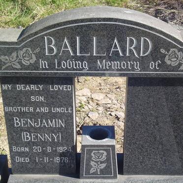 BALLARD Benjamin 1924-1976