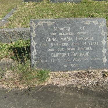 BARRAUD Anna Maria -1931 :: BARRAUD Clifford -1951