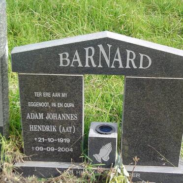 BARNARD Adam Johannes Hendrik 1919-2004