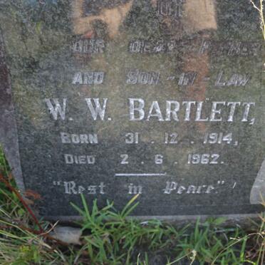 BARTLETT W.W. 1914-1962