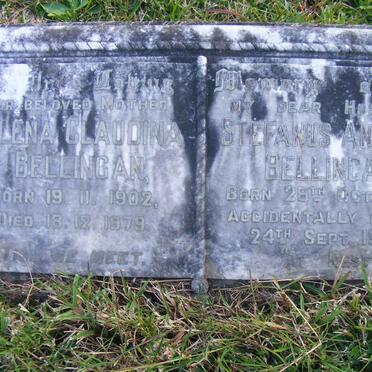 BELLINGAN Stefanus Andries 1902-1948 &amp; Helena Claudina 1902-1979