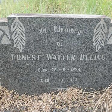 BELING Ernest Walter 1924-1973