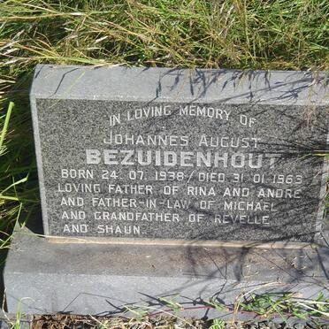 BEZUIDENHOUT Johannes August 1938-1963