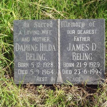 BELING James D. 1929-1994 &amp; Daphne Hilda 1928-1964