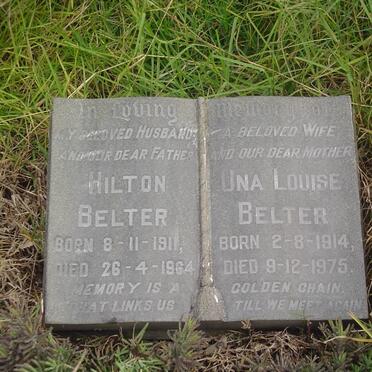 BELTER Hilton 1911-1964 &amp; Una Louise 1914-1975