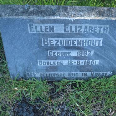 BEZUIDENHOUT Ellen Elizabeth 1892-1951