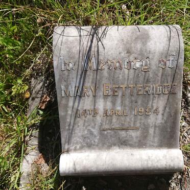 BETTERIDGE Mary -1954