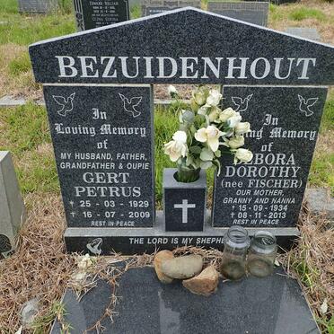 BEZUIDENHOUT Gert Petrus 1929-2009 &amp; Debora Dorothy FISCHER 1934-2013