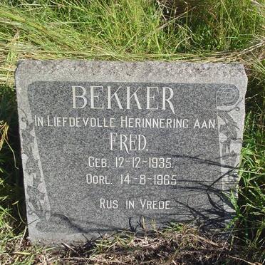 BEKKER Fred 1935-1965