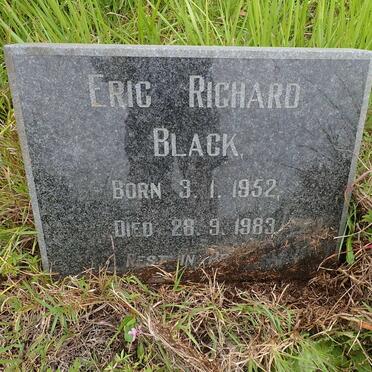BLACK Eric Richard 1952-1983