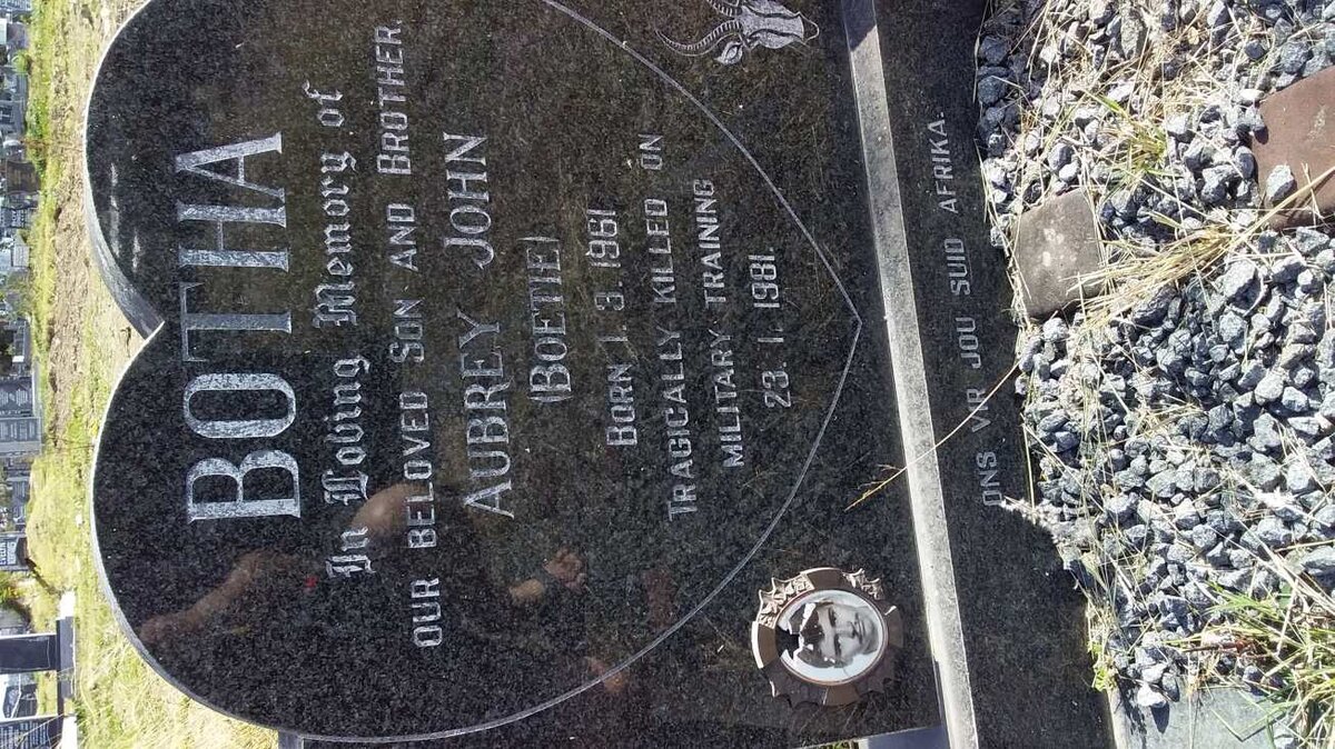 BOTHA Aubrey John 1961-1981