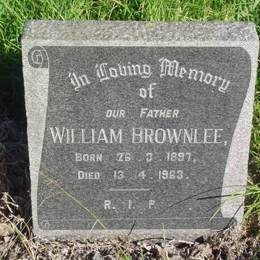 BROWNLEE William 1897-1963