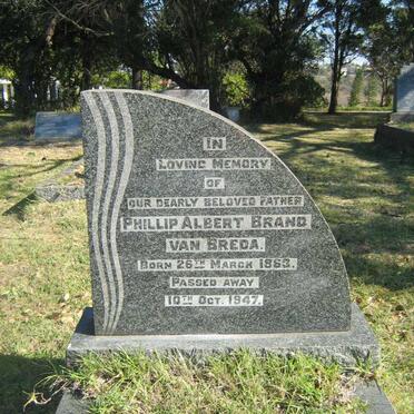 BREDA Phillip Albert Brand, van 1863-1947