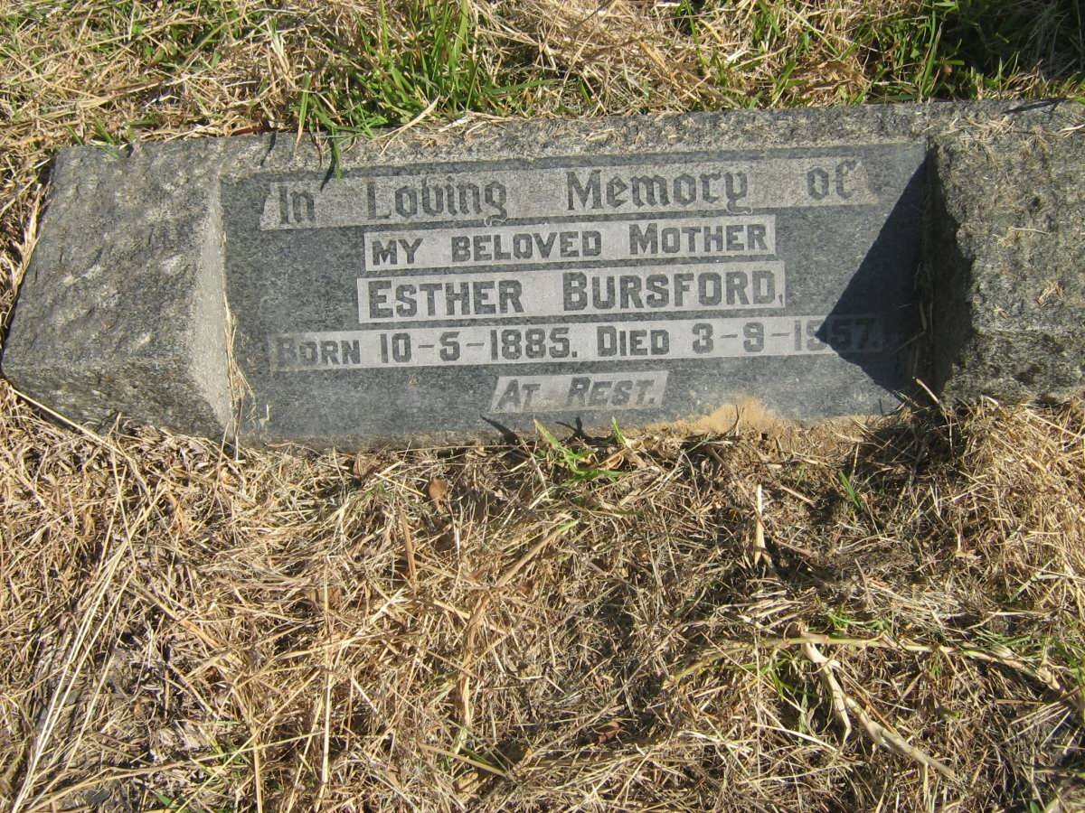 BURSFORD Esther 1885-1957